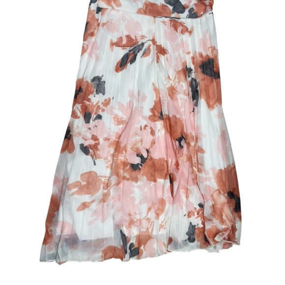 Maurices Floral Dress Women’s S Small White Empire Waist Pleated Knee Length NWT - Picture 7 of 13